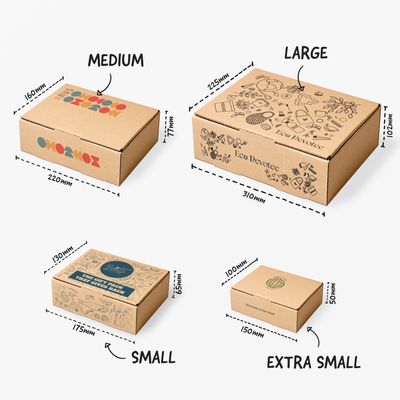 HeapsGood Packaging Custom Box Size Guide