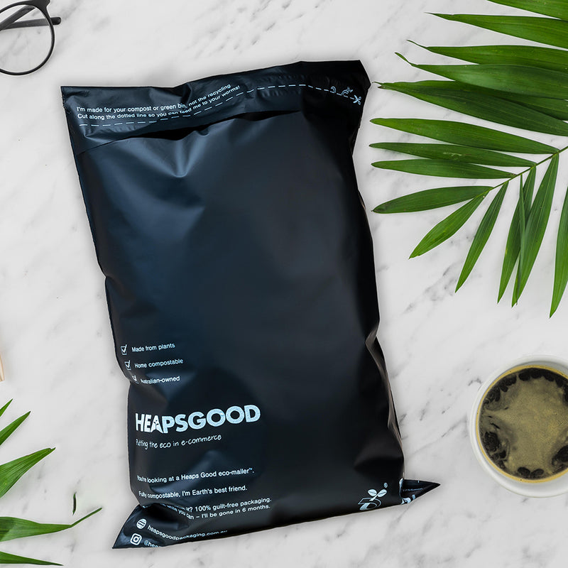 heapsgood ecomailer compostable packaging Australia plant based packaging ecommerce