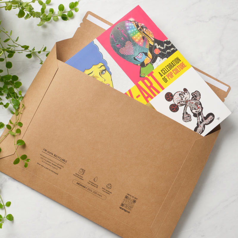 Paper Rigid Mailer Rigid Mailers | Expandable Mailer | HeapsGood