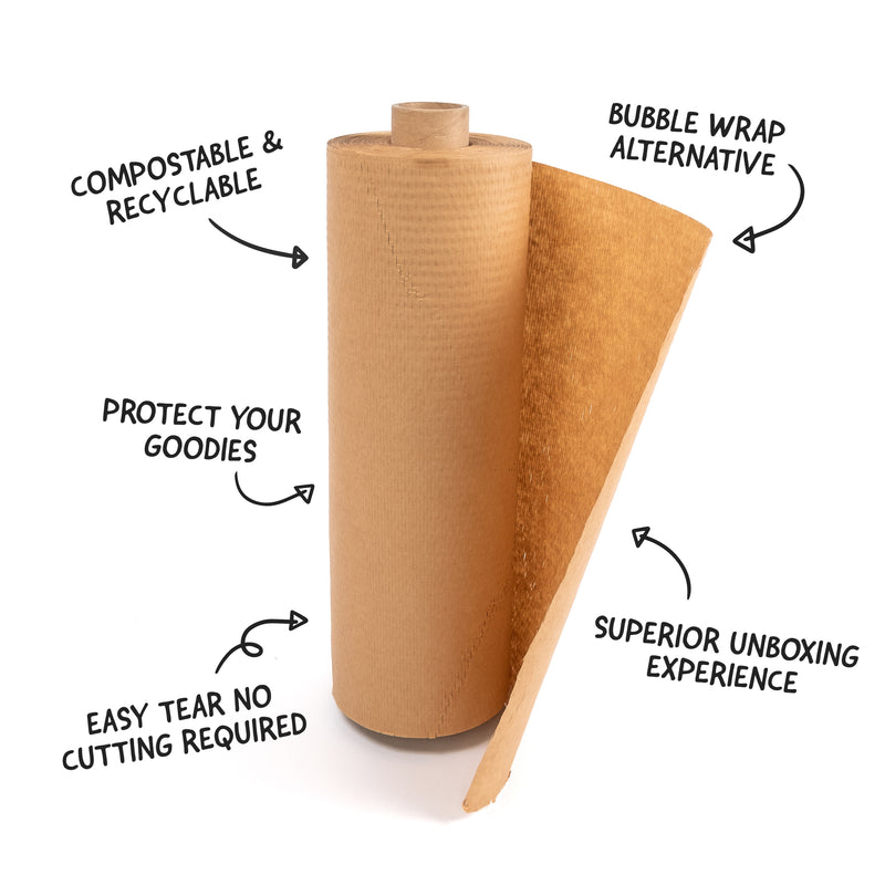 honeycomb wrap Hex wrap bubble wrap alternative biodegradable HeapsGood Packaging Australia Compostable FSC certified Melbourne fast shipping