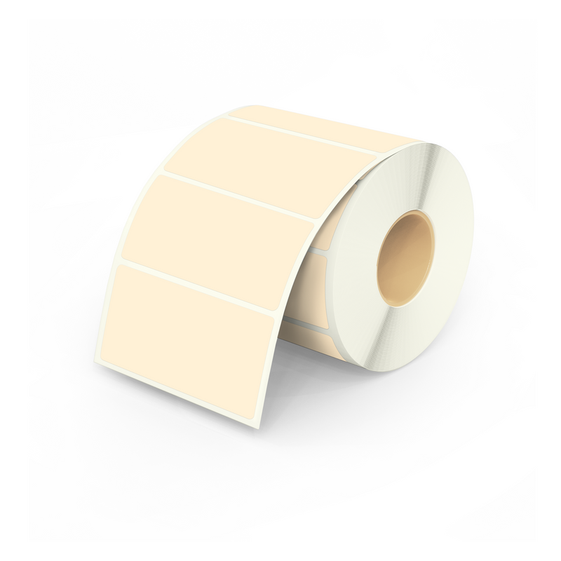 HeapsGood DIY Round Ecolabels. Print on Compostable Stickers. Rectangle Oat Labels.