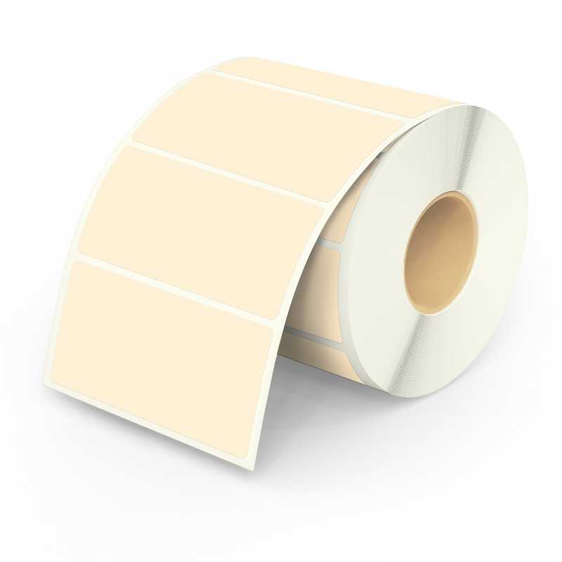 HeapsGood DIY Round Ecolabels. Print on Compostable Stickers. Rectangle Oat Labels.