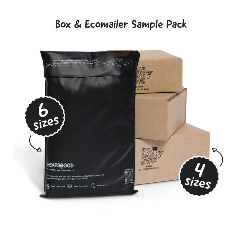 Packaging Sample Pack | Sample Mailers | HeapsGood