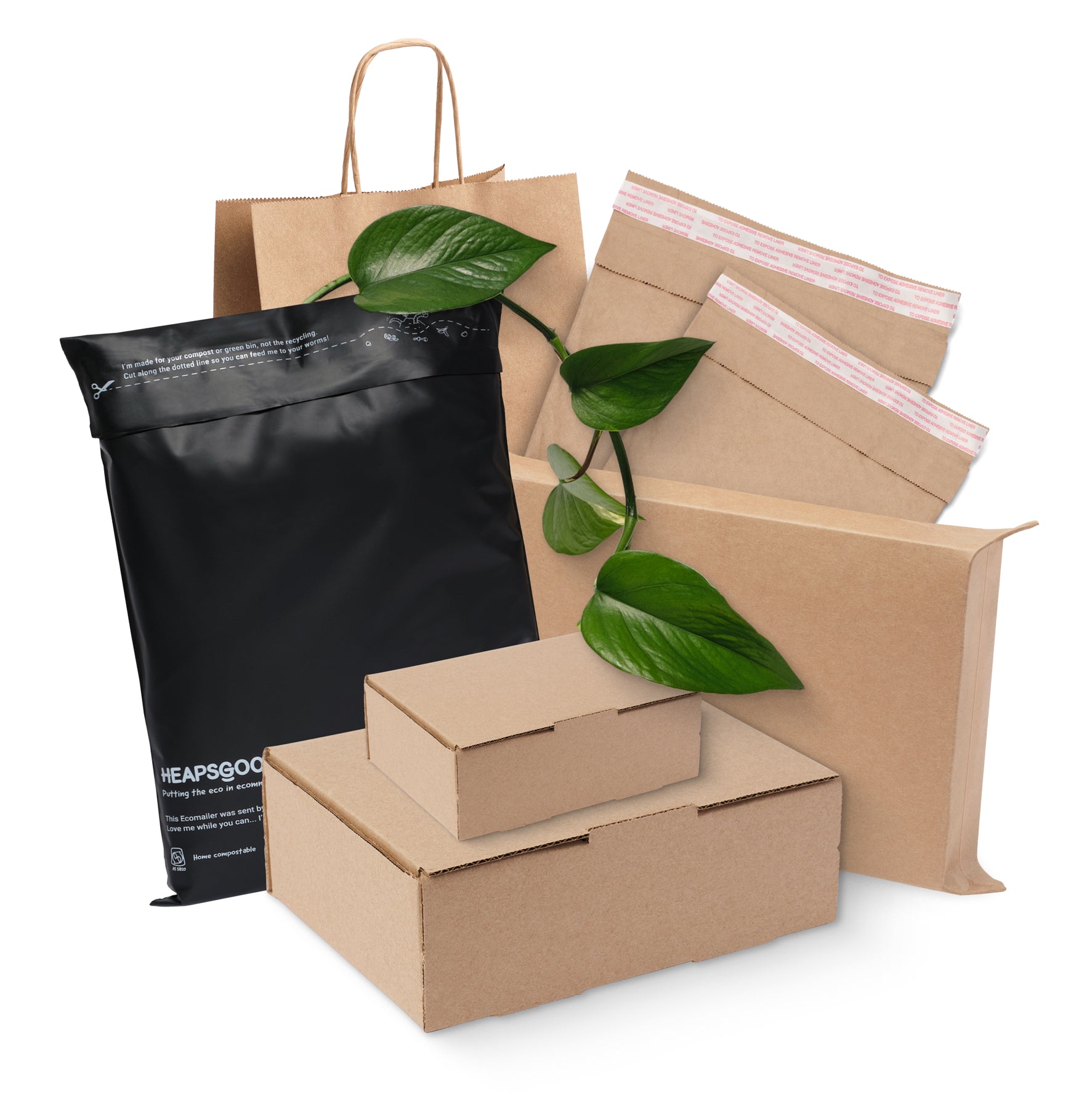 Five Pack Sample Packaging Sample Pack | Sample Mailers | HeapsGood