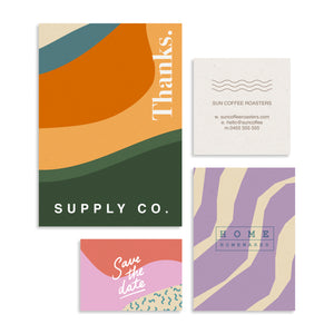 Custom Cards A7 A5 A6 Square all sizes create your own printed in Melbourne
