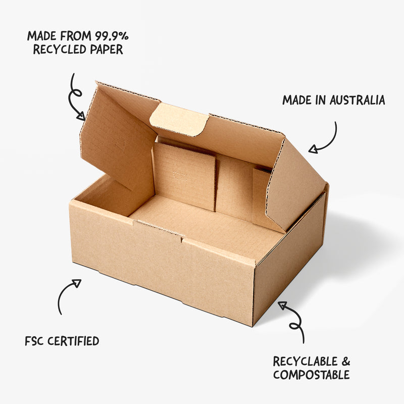 Custom Mailing Box Colour Printed in Melbourne Australia HeapsGood Packaging product benefits
