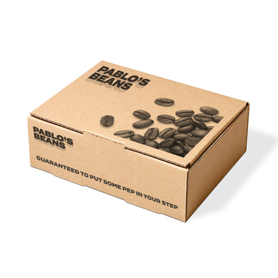 Custom Mailing Box Colour Printed Melbourne Australia HeapsGood Packaging coffee beans pablos